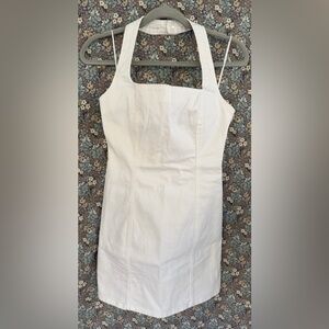 GB White Denim Mini Dress